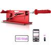 HiSmith HS21-APP Table Top 2.0 Pro 100W Premium Sex Machine with Remote and App Red