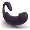 Tracy's Dog C Shape Double-Ended Dildo Vibrator Purple