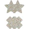 NS Novelties Pretty Pasties Star and Cross Glow 2 Pairs