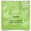 Sensuva ON Arousal Oil Hemp Single Use Ampoule 0,5ml