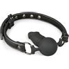 Easytoys Ball Gag with Silicone Dong Black