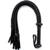Fetish Addict Braided Flogger 75cm Black