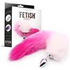 Fetish Addict Butt Plug Fox Tail Size S Pink/White