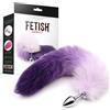 Fetish Addict Butt Plug Fox Tail Size S Purple/White