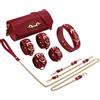 Kiotos BDSM Deluxe 5 Item Kit Red