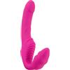 You2Toys Vibrating Strapless Strap-on 2 Motors with Remote Pink