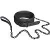 Dream Toys Blaze Collar and Leash Black