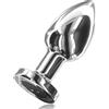 ToyJoy Buttocks The Glider Vibrating Metal Buttplug Large Silver
