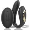 Ibiza Rotating Dual Vibrator Black