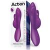 Action No. Eleven Vibrator with Bunny, G-Spot and Pulse Function Purple