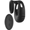 Dream Toys Ramrod Strong Vibrating Cockring with Remote Black