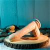 Evolved Peek A Boo Vibrating Dildo 8 Inch Light
