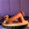 Evolved Peek A Boo Vibrating Dildo 8 Inch Dark