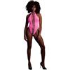 Ouch! Glow in the Dark High-Cut Body Neon Pink S/M/L
