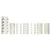 Me You Us Sensational Seven Textured Sleeves Transparent Small