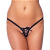 Amorable G-string with Lace Black