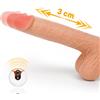 Paloqueth Realistic Thrusting Dildo Vibrator with Suction Cup 9.5" Skin