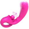 Paloqueth Best Friend Vibrator for Dual G-spot & Clitoral Stimulation Pink