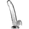 Pipedream King Cock Clear Cock with Balls 9" Transparent