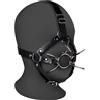 Ouch! Xtreme Head Harness with Spider Gag and Nose Hooks Black