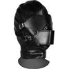 Ouch! Xtreme Blindfolded Mask with Breathable Ball Gag Black
