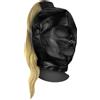 Ouch! Xtreme Mask with Blonde Ponytail Black