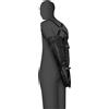 Ouch! Xtreme Lace-up Full Sleeve Arm Restraint Black