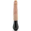 Blush Dr. Skin Silicone Dr. Knight Thrusting Gyrating Vibrating Dildo Beige