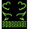 Leg Avenue Ayla Face Jewel Sticker EYE046 Clear