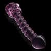 Dream Toys Glaze Glass Rosebud Spiral G-Spot Dildo Pink
