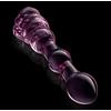 Dream Toys Glaze Glass Rosebud Beaded Dildo Pink