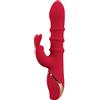 You2Toys Rabbit Vibrator with 3 Moving Rings Red