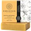Écrin de Fleur - Sapone Biologico Artigianale al Limone e Calendula, per i Mani, Viso e Corpo di Uomini e Donne, senza Sostanze Chimiche, senza Olio di Palma, 1x90g