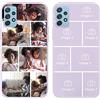 ZhuoFan Cover Personalizzata per Samsung Galaxy A52 (5G)/A52 4G/A52s 5G 6,5, Personalizzato Custodia con Foto Immagine Custom Case, Aesthetic Viola Silicone Antiurto Personalizzabili Custodie