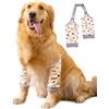 DKDDSSS Tutore per Gomito del Cane, Protezione Gomiti per Ginocchiere per Cani Articolazioni Gomitiere Tutore Ginocchio Cane Ferita Manicotto Recupero per Cani di Taglia Media e Grande (2XL)