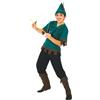 Guirca- Bandito del Bosco Disney Costume Robin Hood Bambino 5/6 Anni, Verde, Nosize, 81241