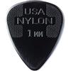 Jim Dunlop Dunlop Nylon Standard Plettri Per Chitarra, Confezione Da 72 Pezzi, 1.0Mm, Black