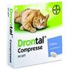 Drontal 230 mg + 20 mg Compresse per infestazioni miste del gatto 2 compresse