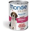 Monge Fresh Adult Patè 400 gr - Maiale Cibo Umido per Cani