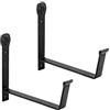 ACHLA DESIGNS Staffe per fioriere da 20,3 cm (Nero)