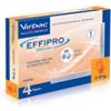 VIRBAC SRL Effipro Spot-on Soluz 4 Pipette 0,67 Ml 67 Mg Cani Da 2 A 10kg