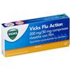 VICKS FLU ACTION 12 compresse rivestite 200 mg + 30 mg