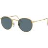 Ray-Ban - RB3447-9196R5 - OCCHIALE SOLE RAY-BAN RB3447-9196R5 CAL.50 ROUND METAL