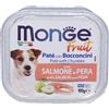 Monge & C. SpA Monge Fruit Cane Salmone&Pera 100 g Mangime