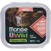 Monge & C. SpA Monge Bwild Adult Cat Merluzzo, Gamberetti e Ortaggi 100 g Mangime