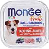 Monge & C. SpA Monge Fruit Cane Tacchino&Mirtilli 100 g Mangime