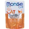 Monge & C. SpA Monge Grill Kitten Bocconcini Ricco in Salmone Gattini 85 g Mangime