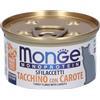 Monge & C. SpA Monge Monoprotein Sfilaccetti Tacchino Con Carote 80 g Mangime