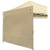 ABCCANOPY - Gazebo istantaneo SunWall, 3,05 x 3,05 m, contiene solo 1 parete laterale, colore: beige