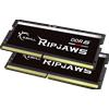 G.skill Ram SO-DIMM DDR5 32GB G.Skill Ripjaws 2x16GB 4800MHz Cl40 Nero [F5-4800S4039A16GX2-RS]